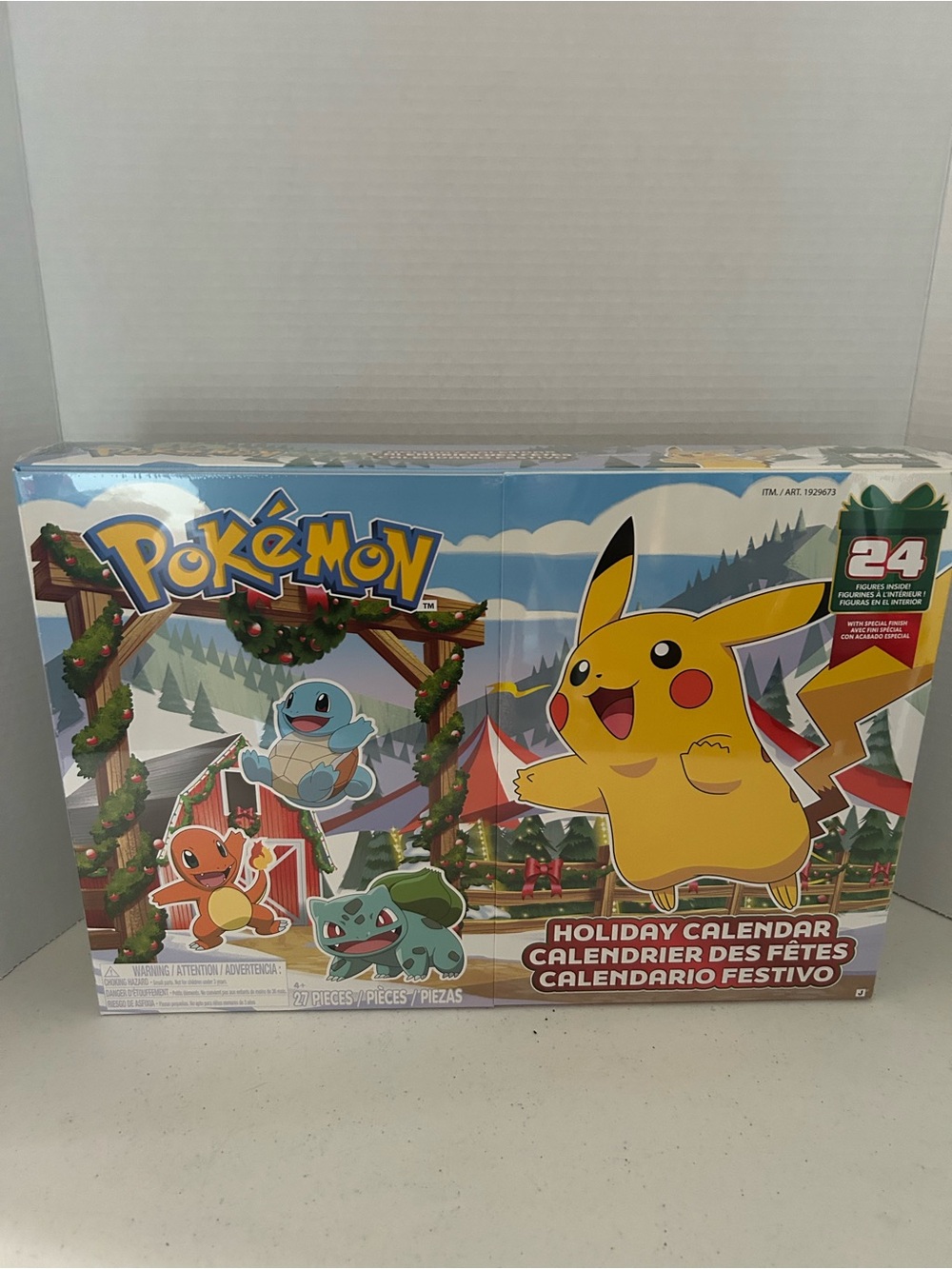 Pokémon Holiday Calendar 2026. 24 figures/27 Pc